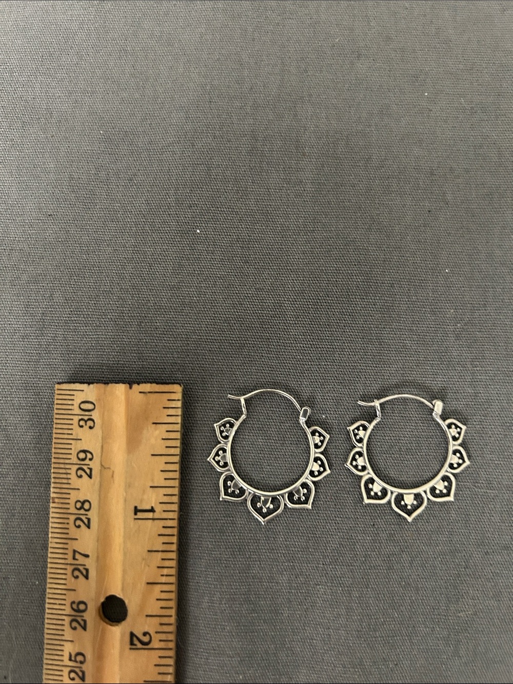 Martha Jackson (UK) Sterling Silver Marrakesh Hoops - Picture 6 of 6